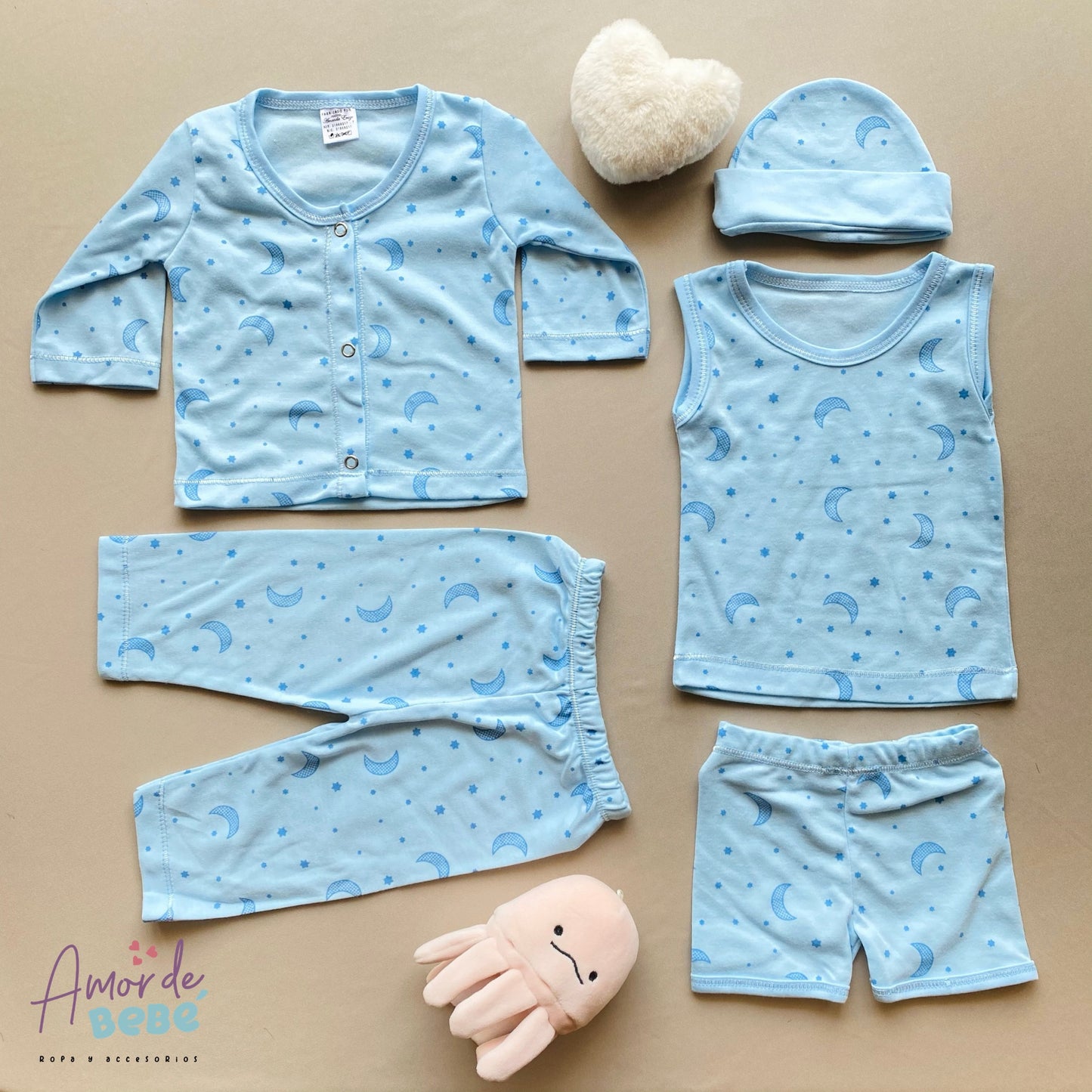 Pijama Luna Y Estrellas