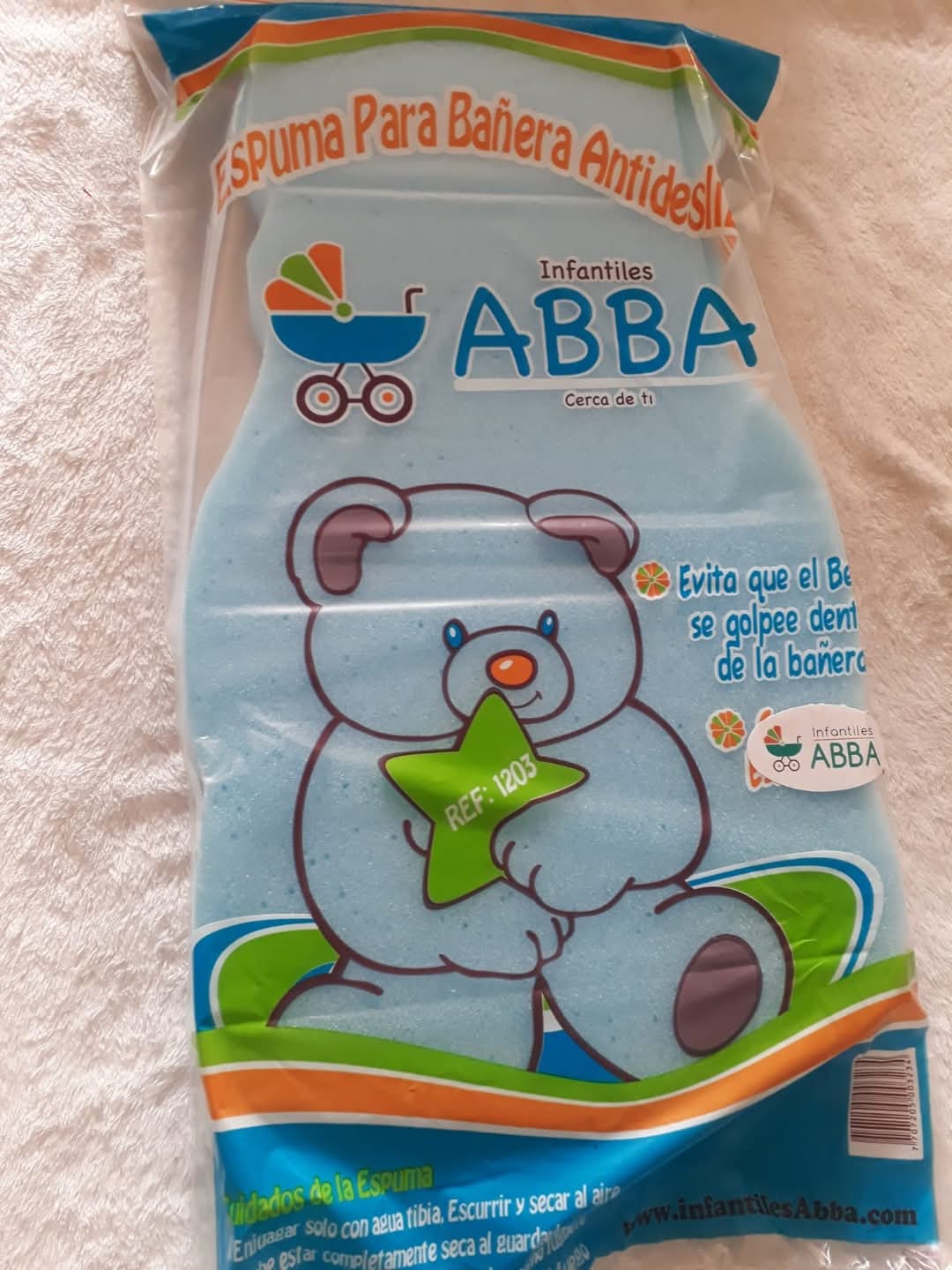 Espuma bañar bebé