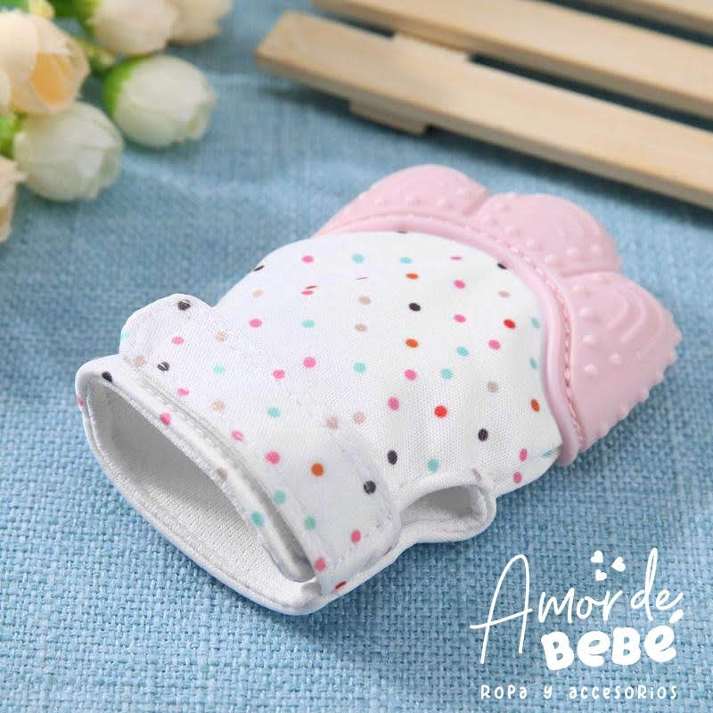 Teether glove scratches gums