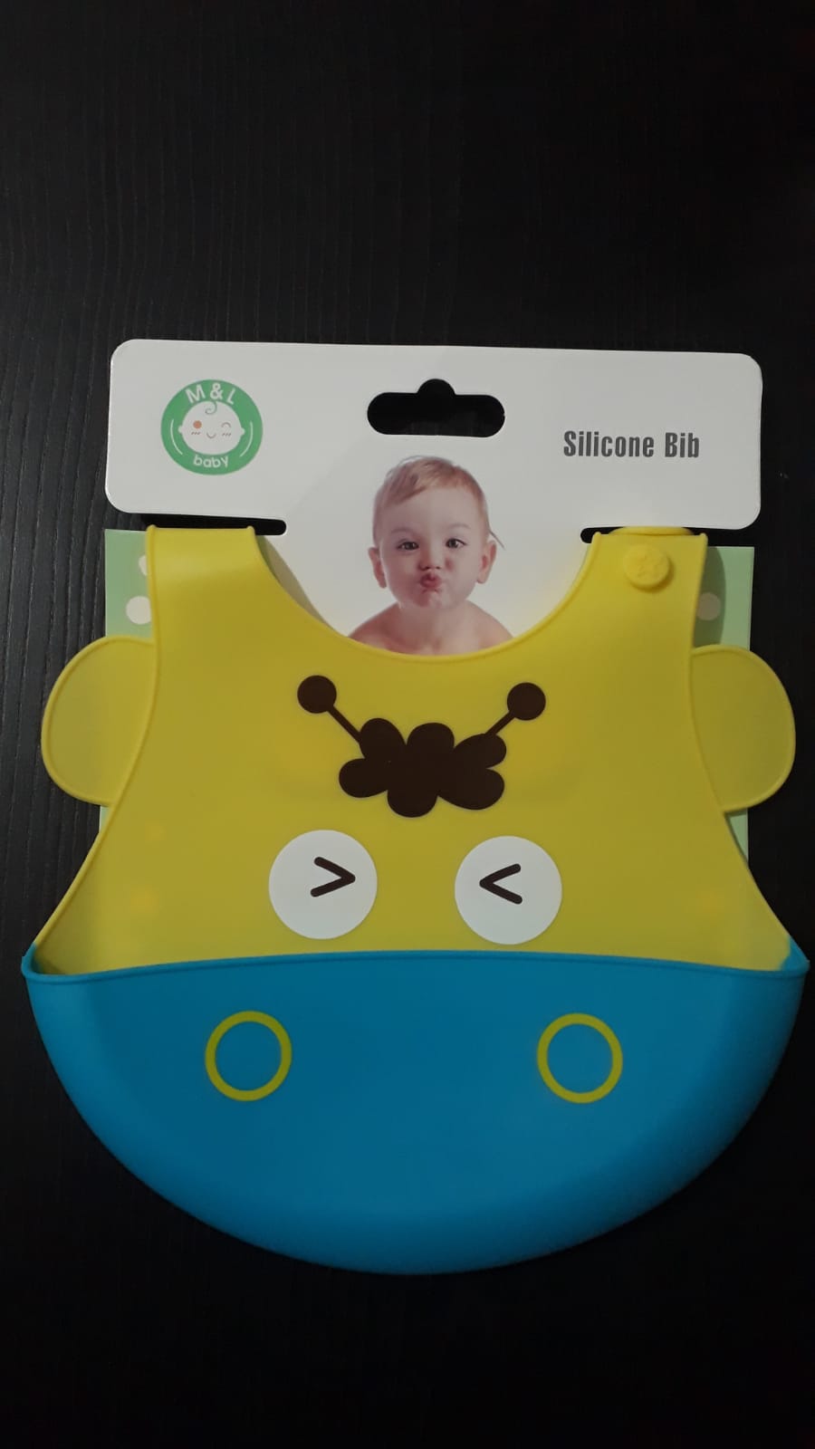 Babero Silicona con bolsillo