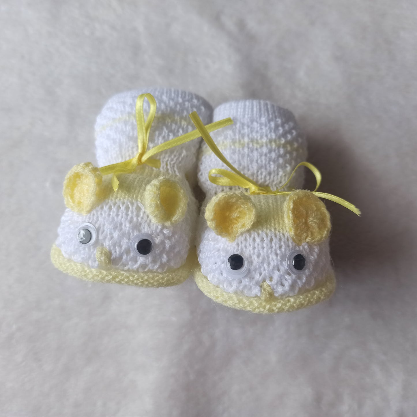 Knitted Bunny Shoes