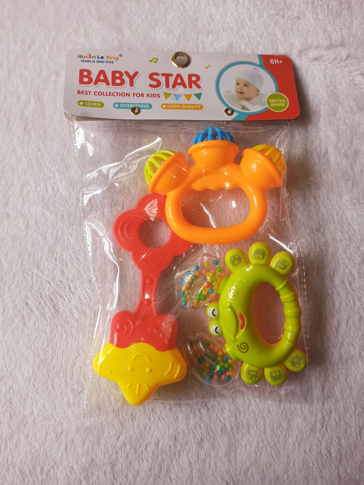 Kit por tres sonajeros baby