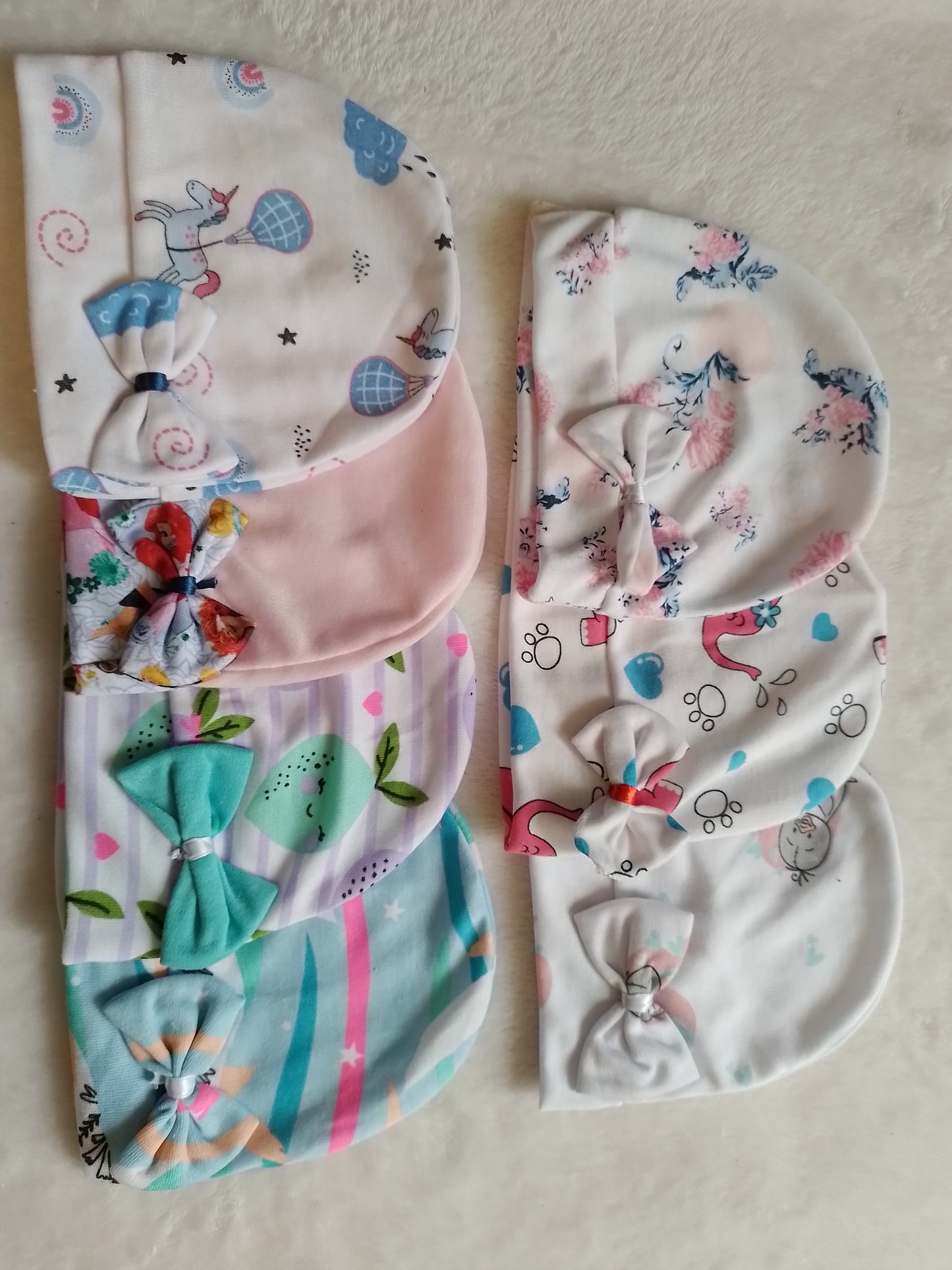 Set x7 Gorros niña