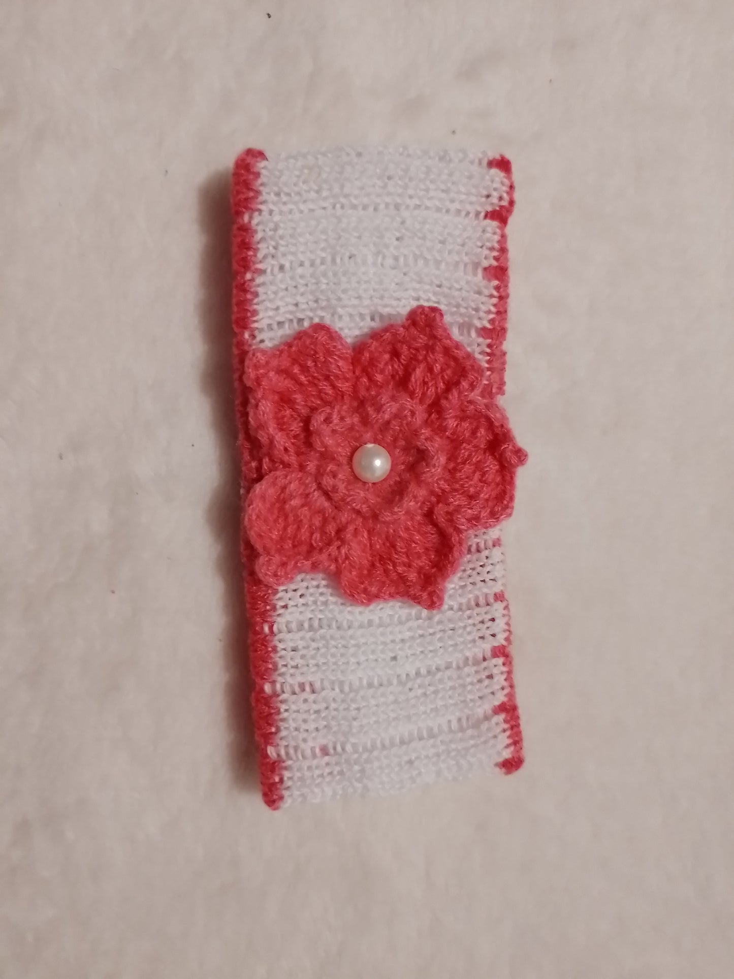 Balaca flor crochet