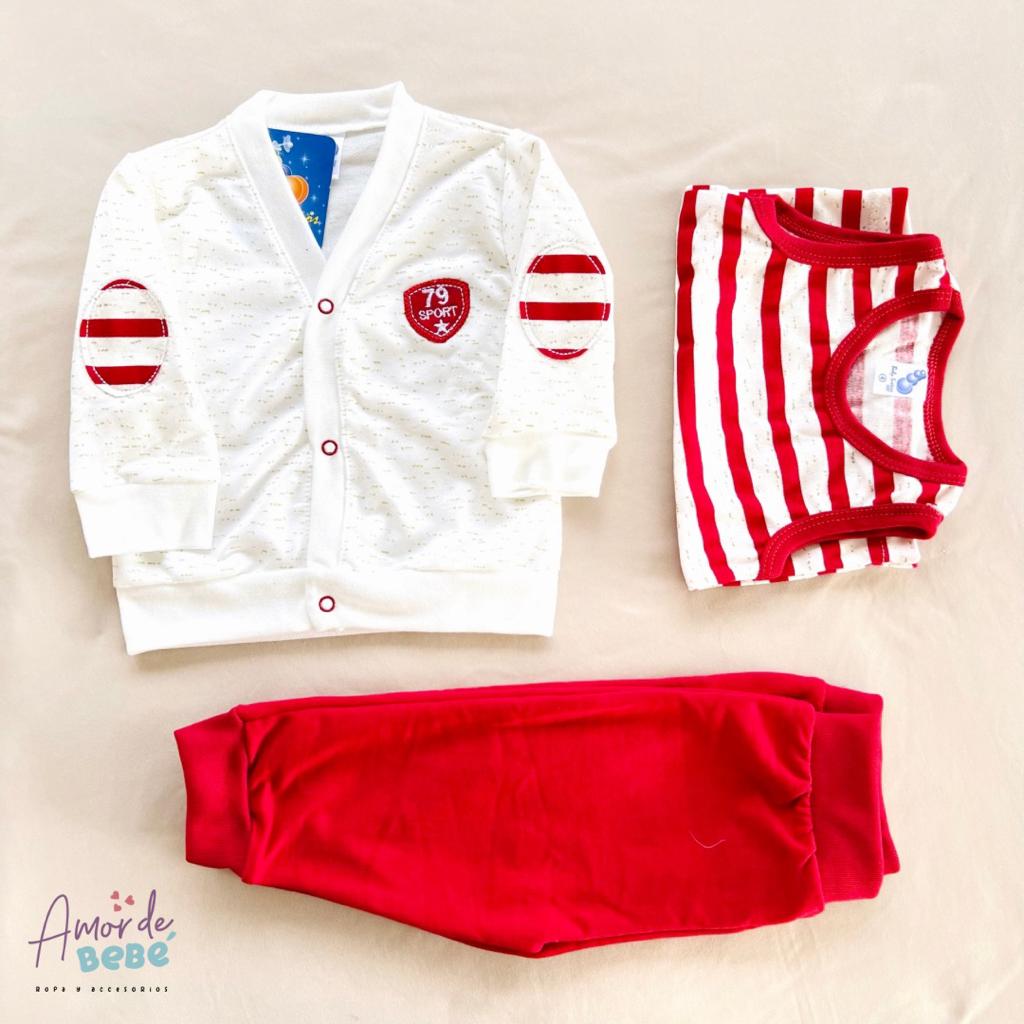 Conjunto sudadera sport x 3 piezas