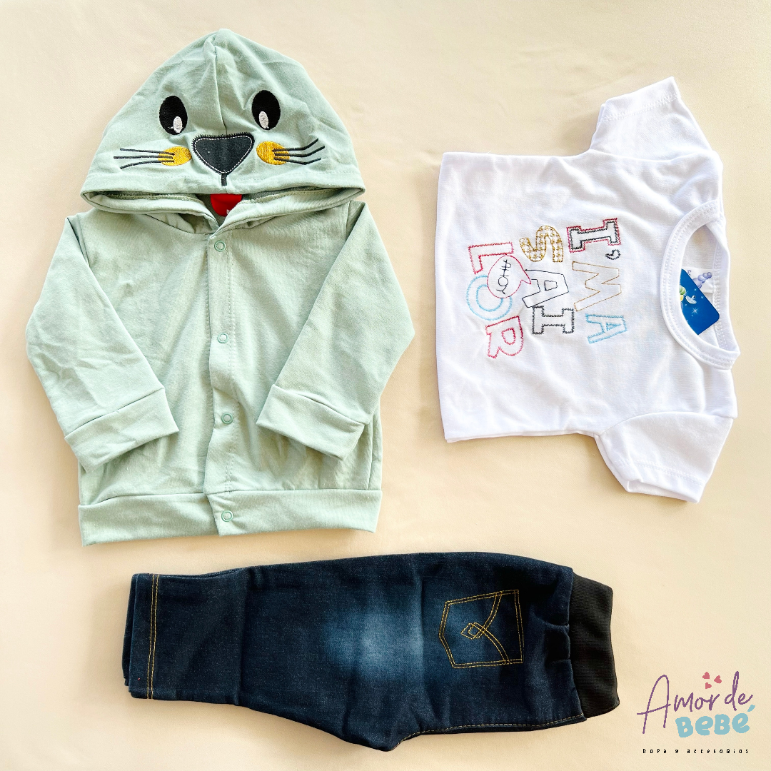 Conjunto ojitos baby x 3 piezas