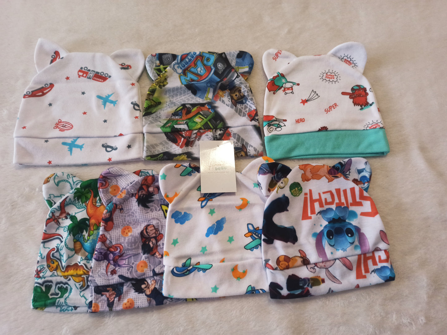 Set x 7 gorros niño