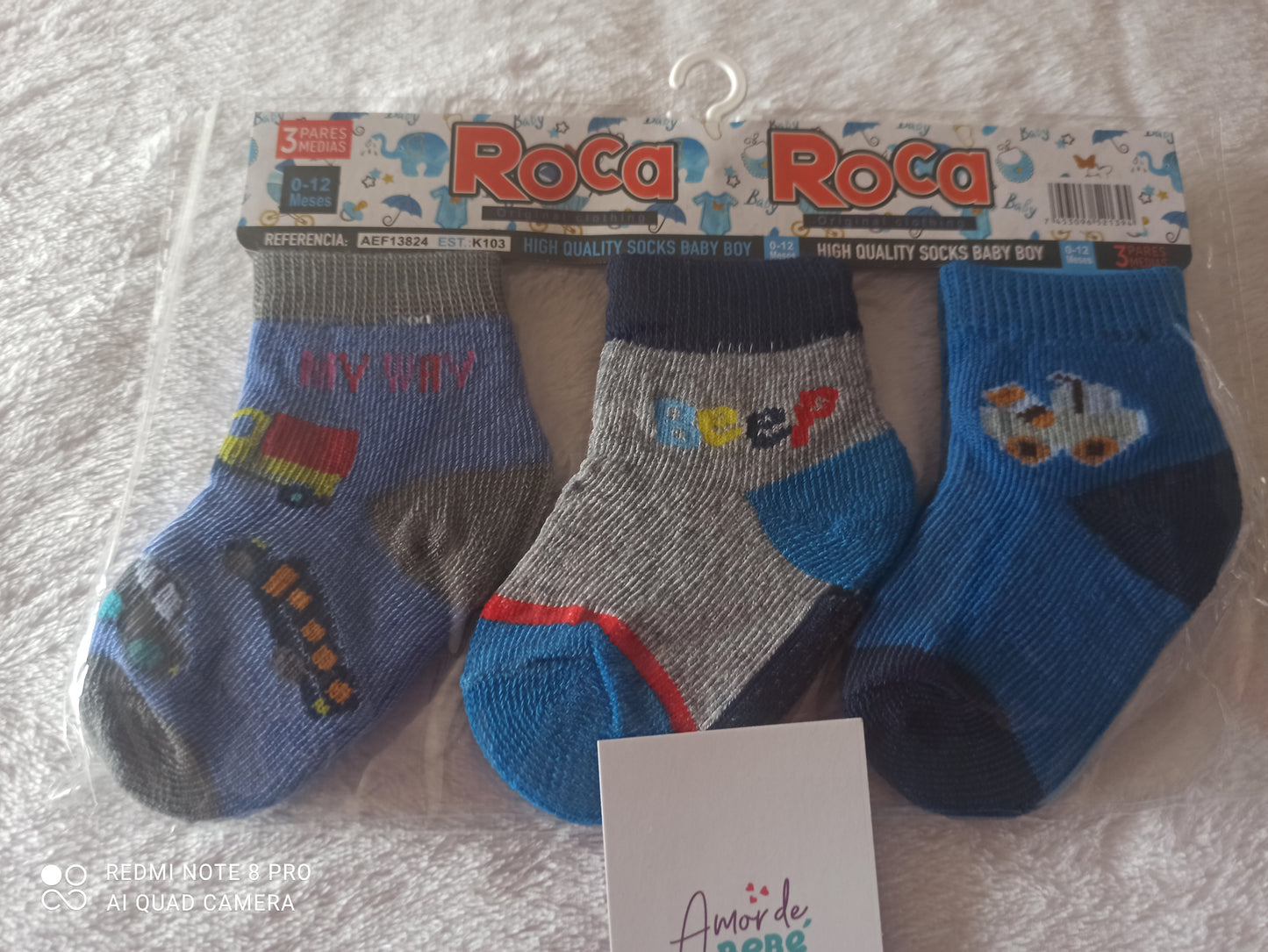 Kit por 3 pares Medias niño