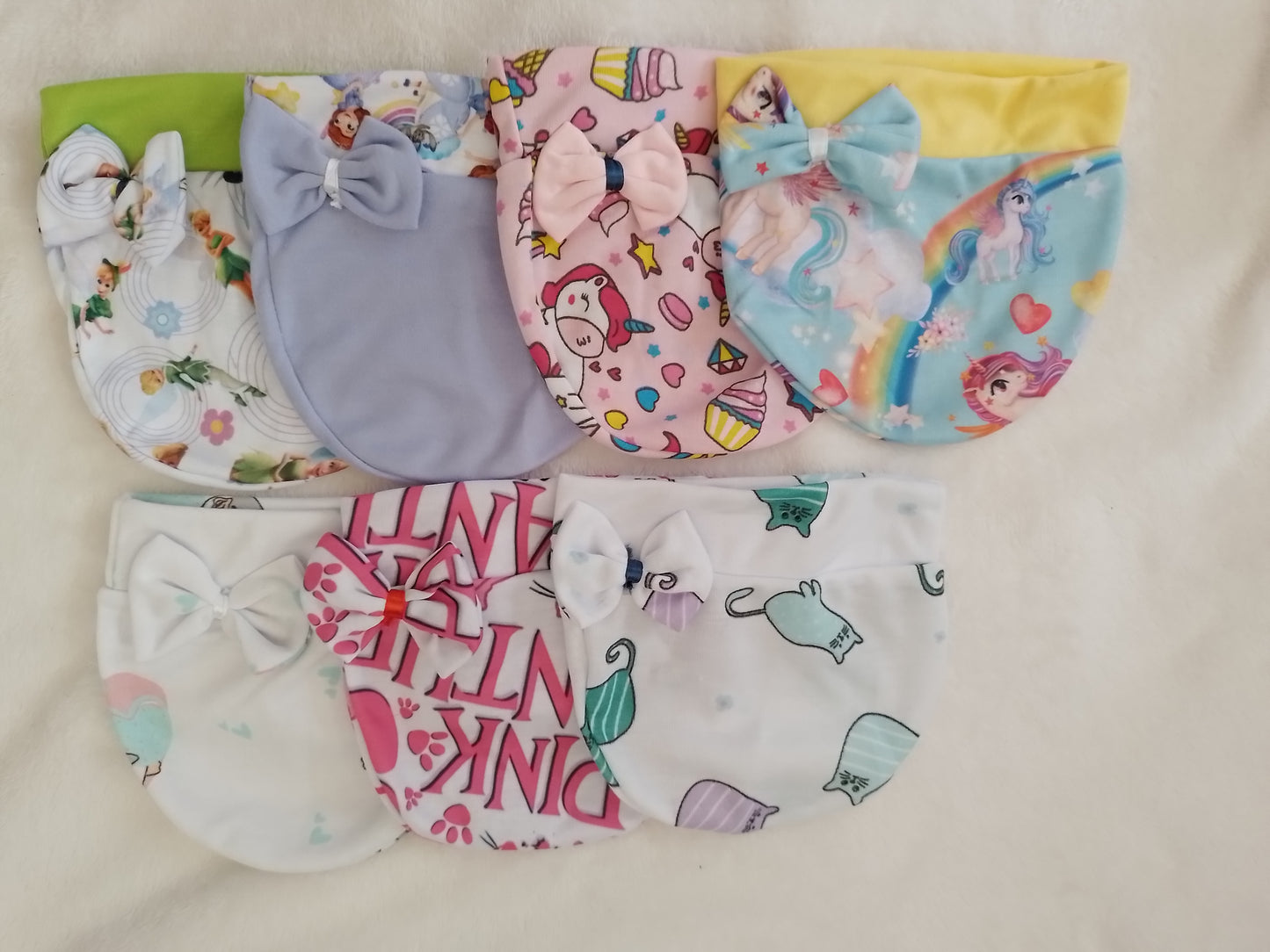 Set x7 Gorros niña