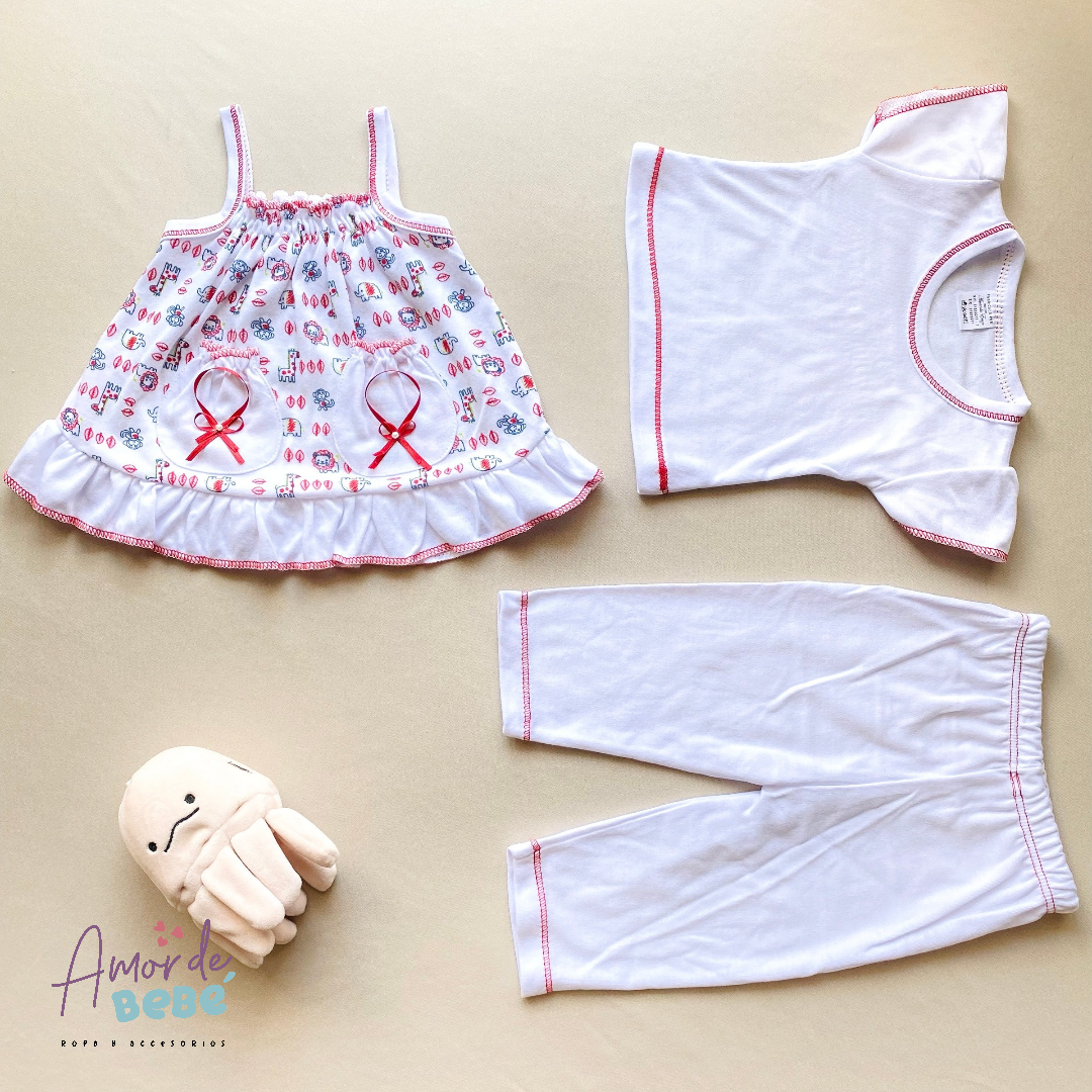 Vestido x 3 piezas