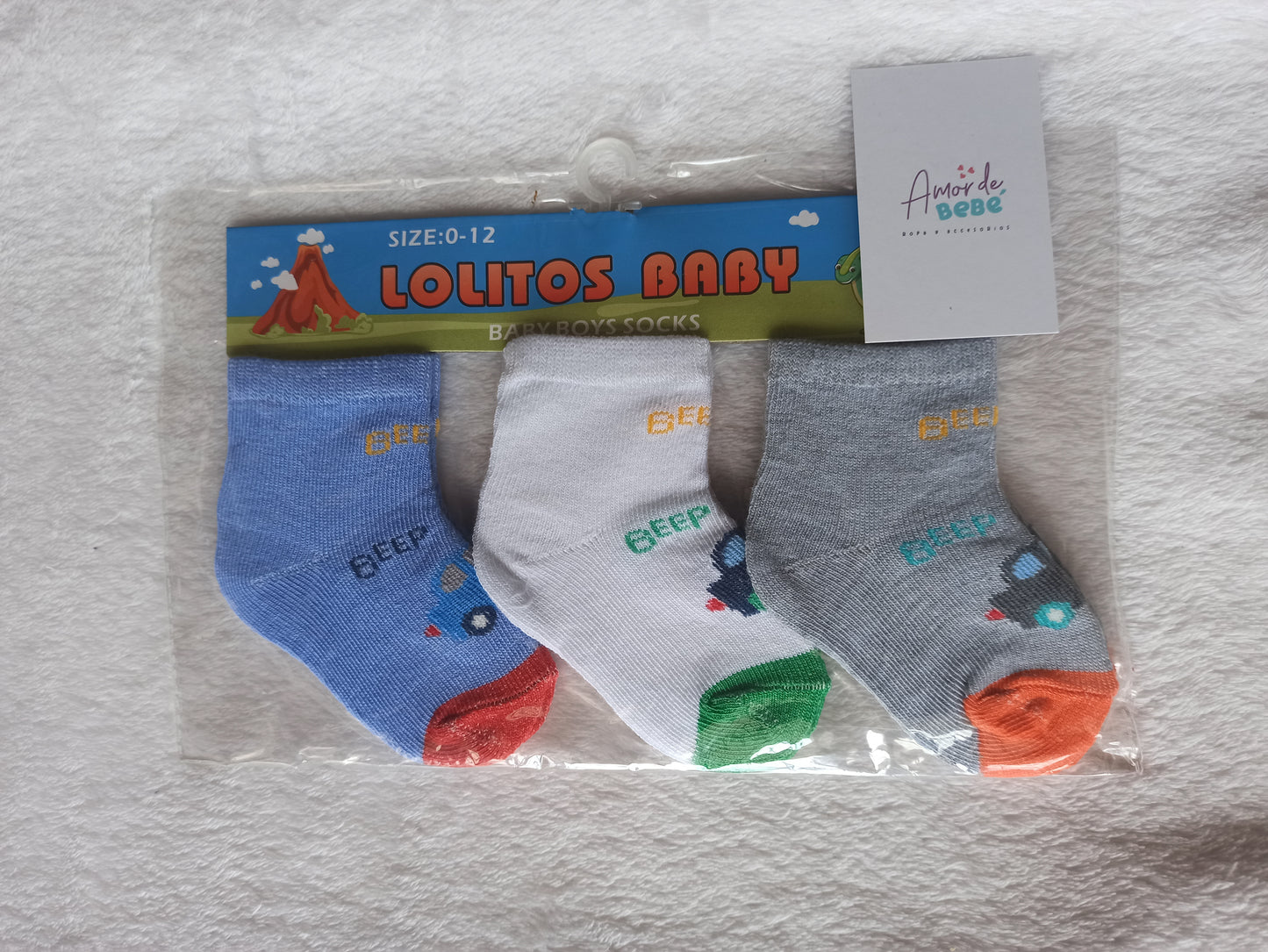 Kit por 3 pares Medias niño