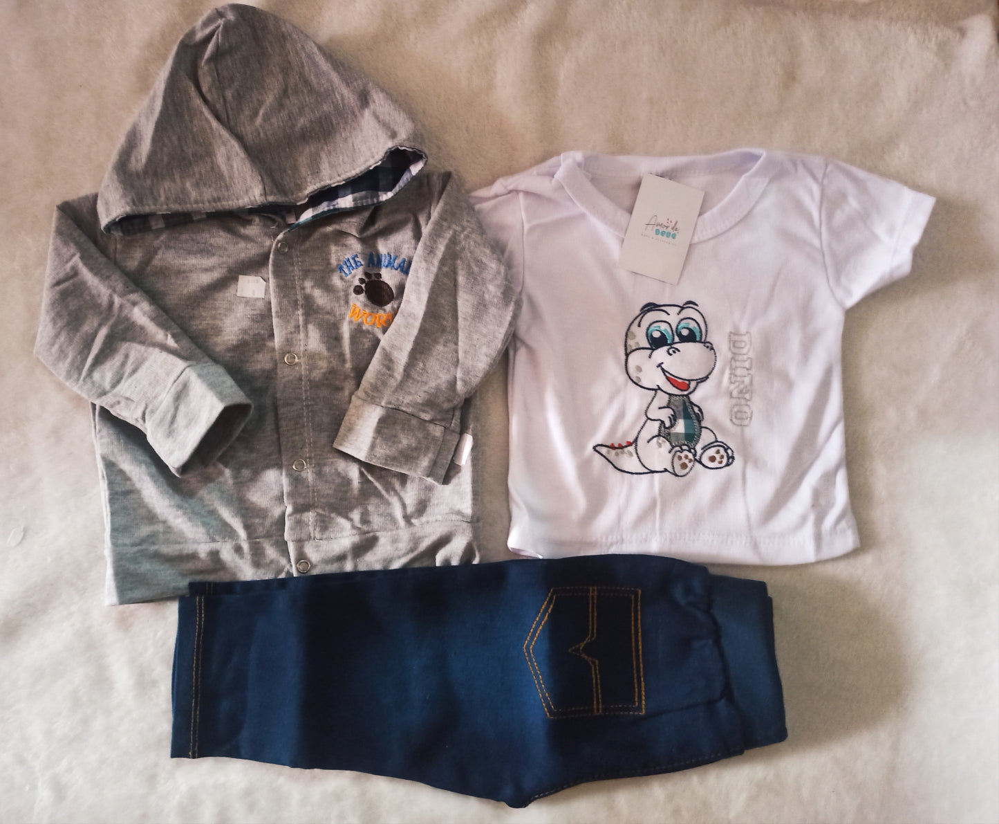 Conjunto baby pirata x 3 piezas