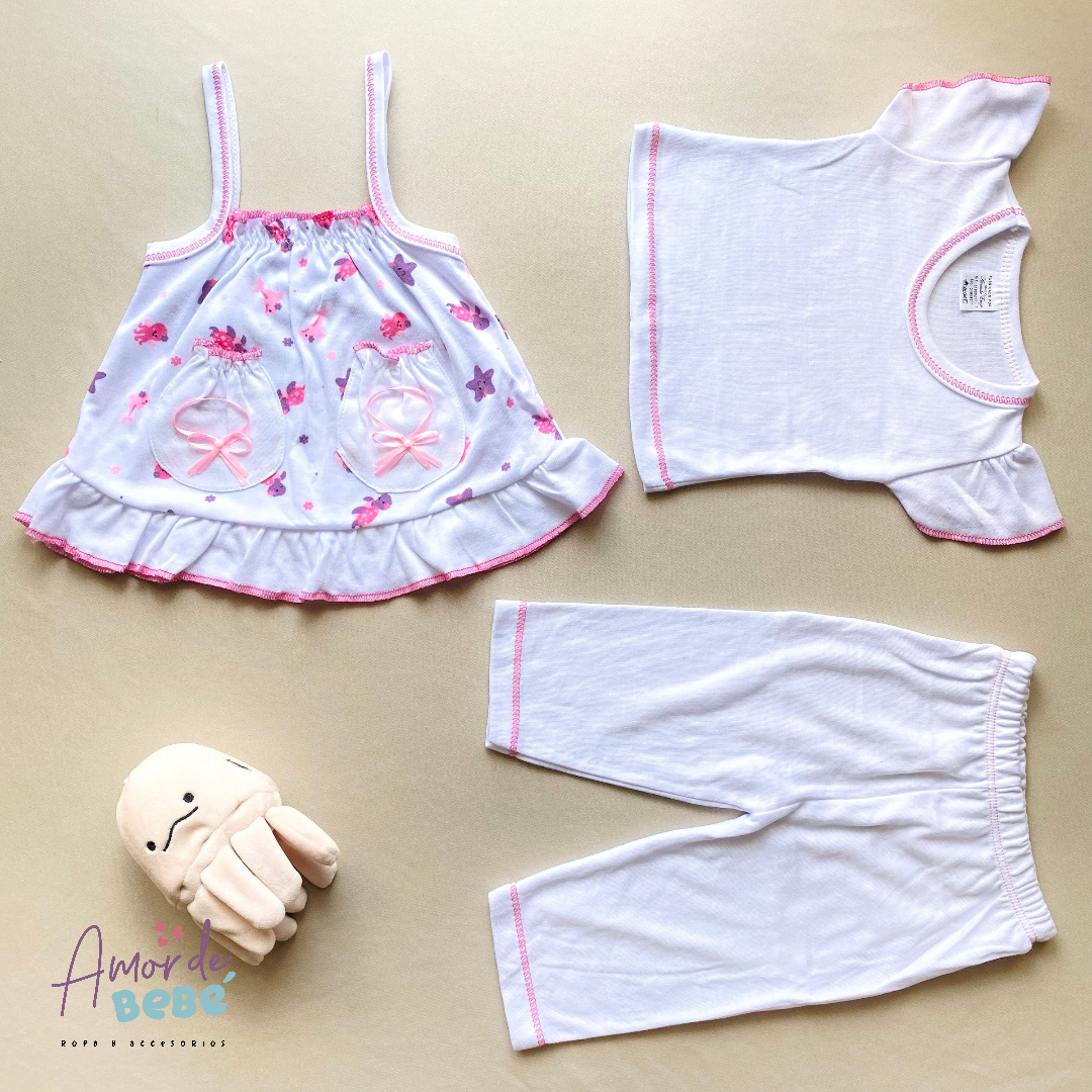 Vestido x 3 piezas