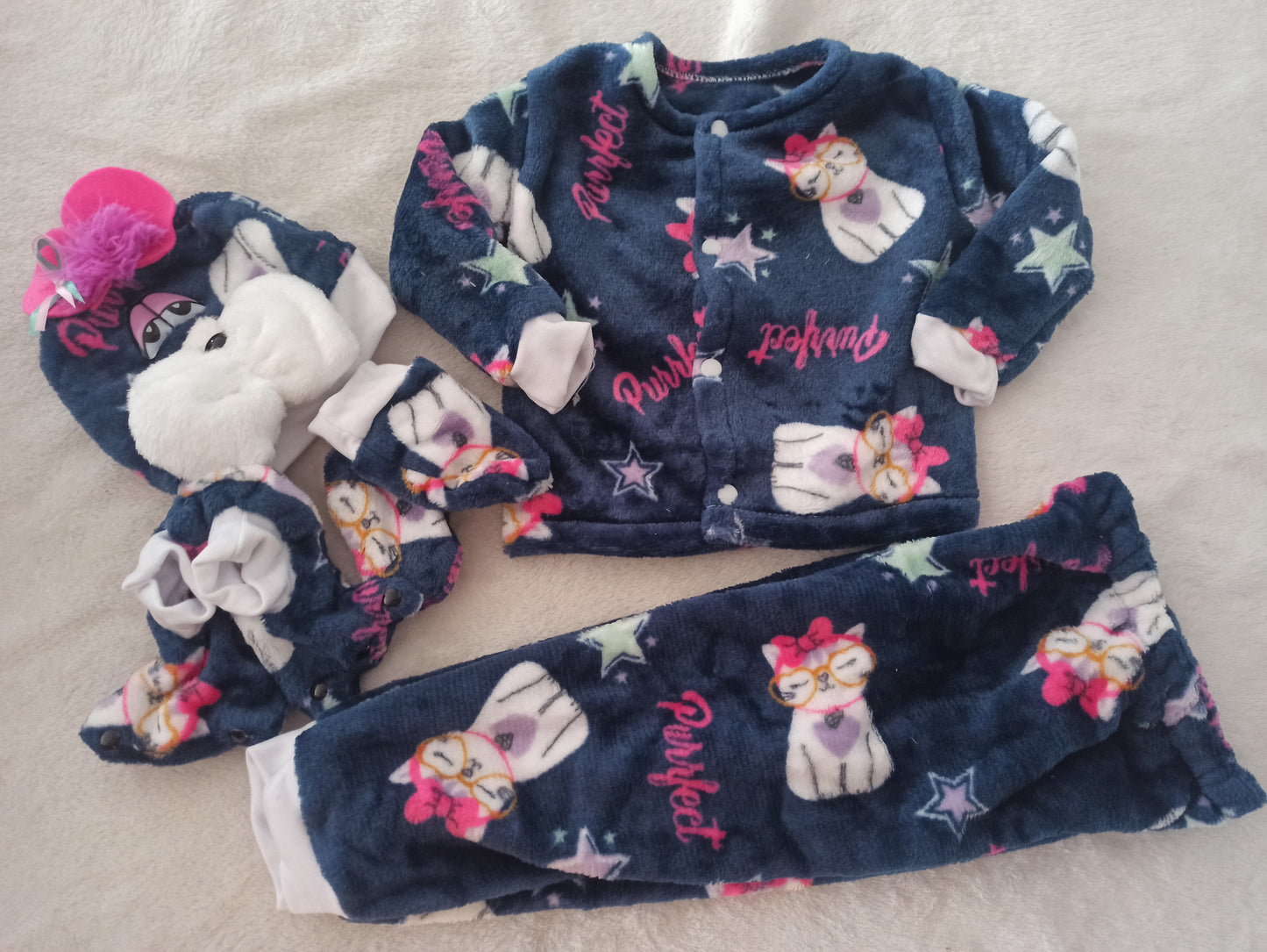 Conjunto garra niña termico garrita