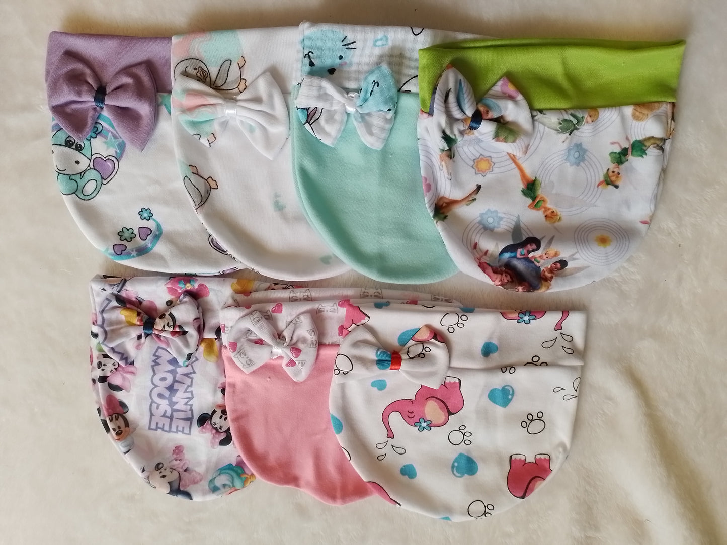 Set x7 Gorros niña