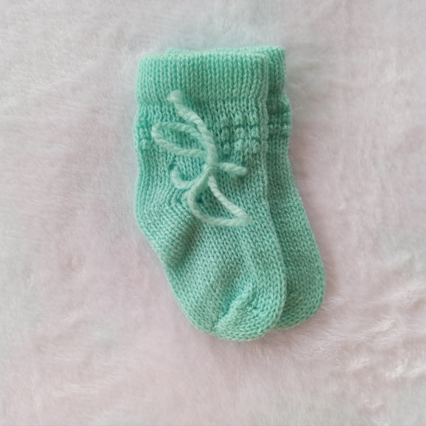 Knitted baby tights