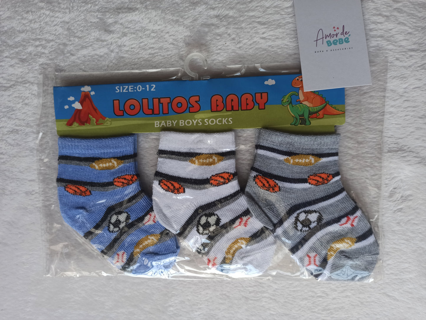 Kit por 3 pares Medias niño