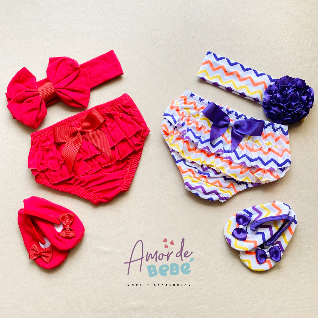 Set panty diadema y baletas