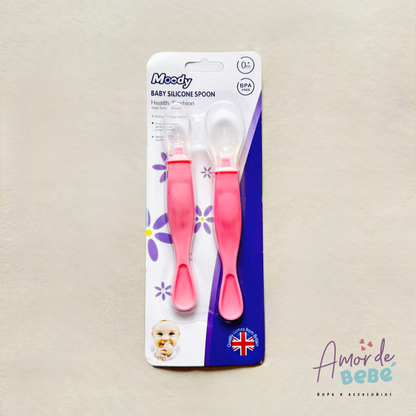 Kit x 2 cucharas en silicona