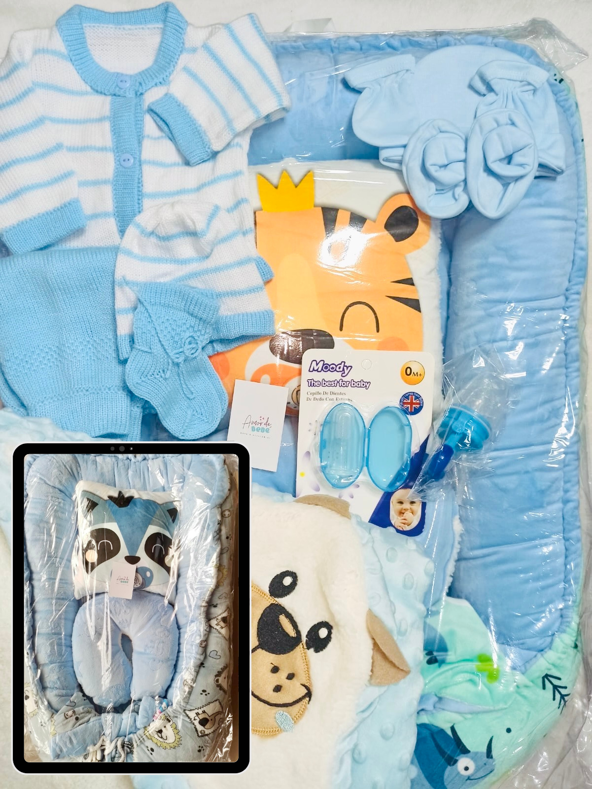 Combo Nido Niño Azul