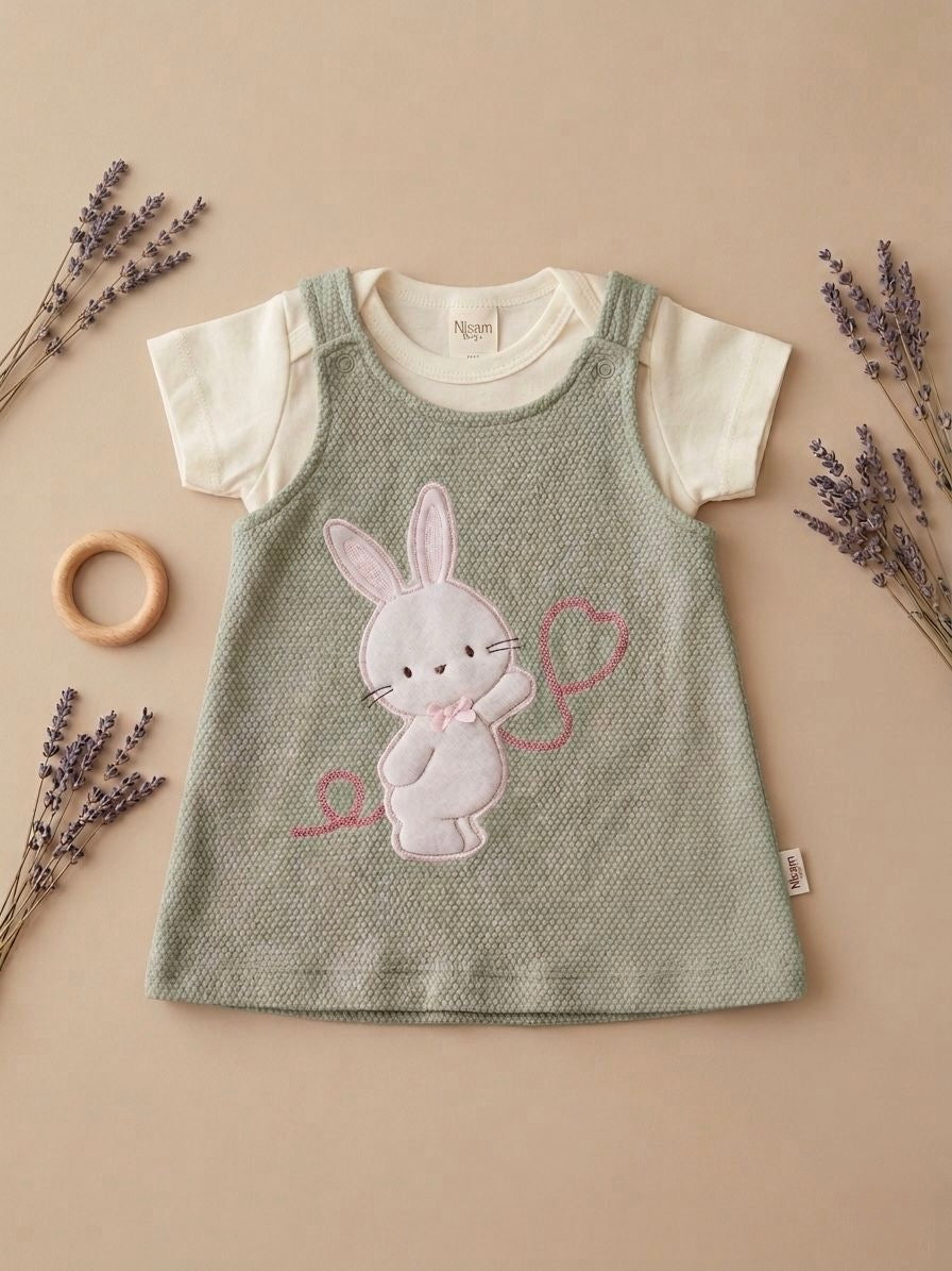 Vestido conejito más blusa
