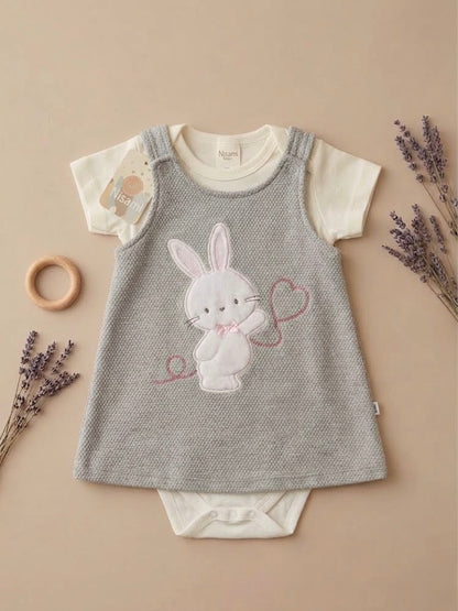 Vestido conejito más blusa