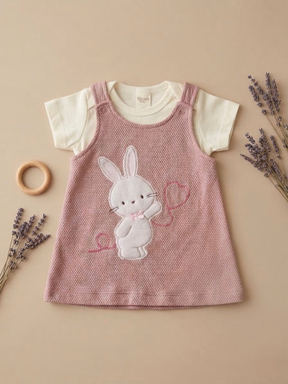 Vestido conejito más blusa