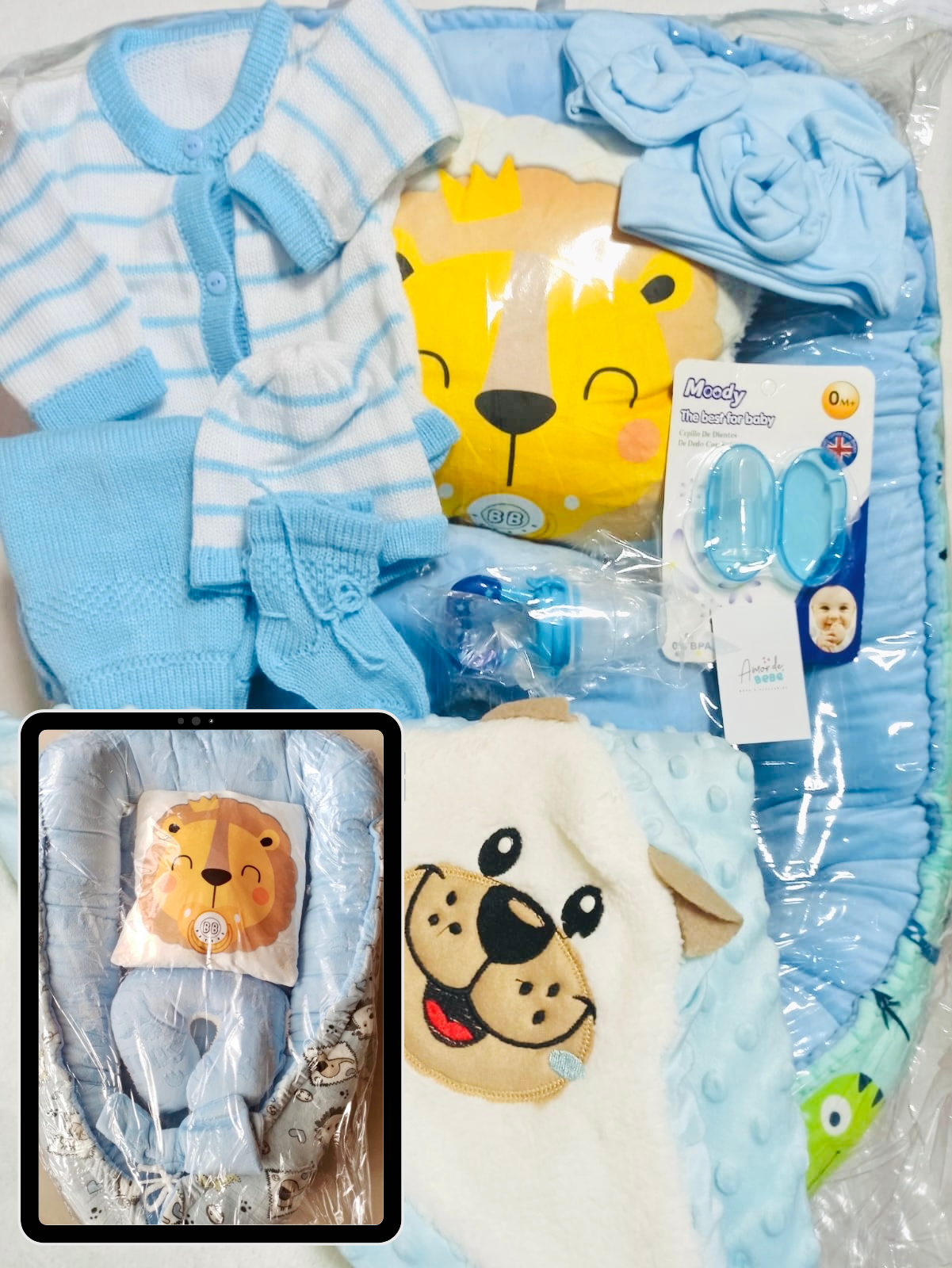 Combo Nido Niño Azul