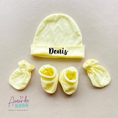 Set Personalizado Gorro, Medias y Manoplas