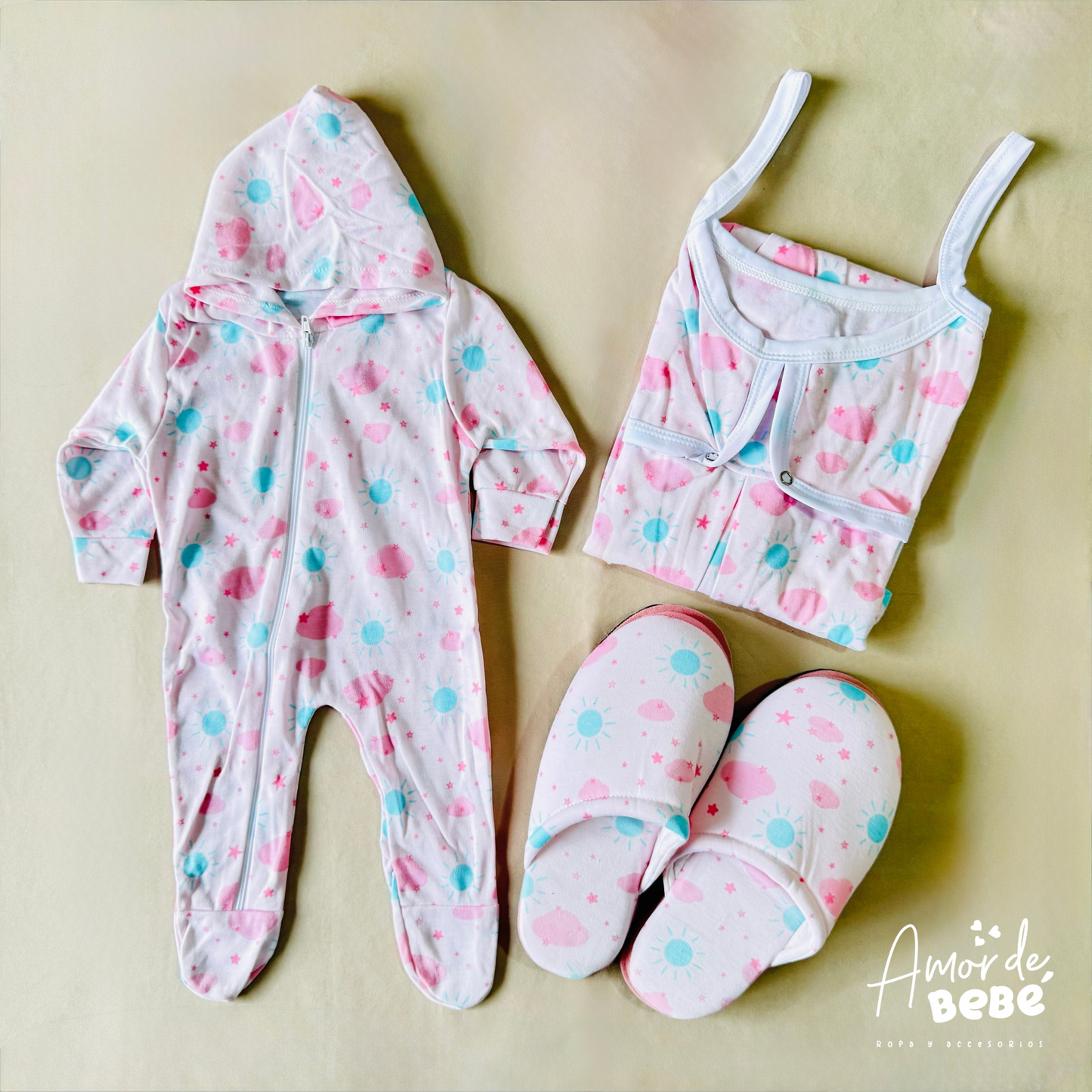 Pijama mamá e hijo