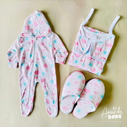 Pijama mamá e hijo