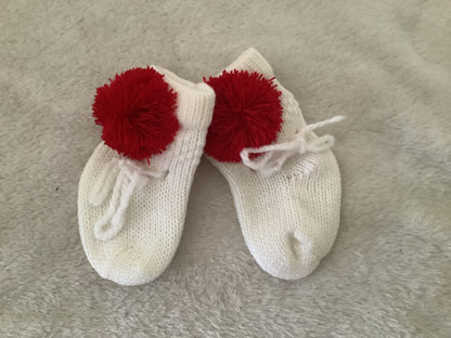 Par medias pompom