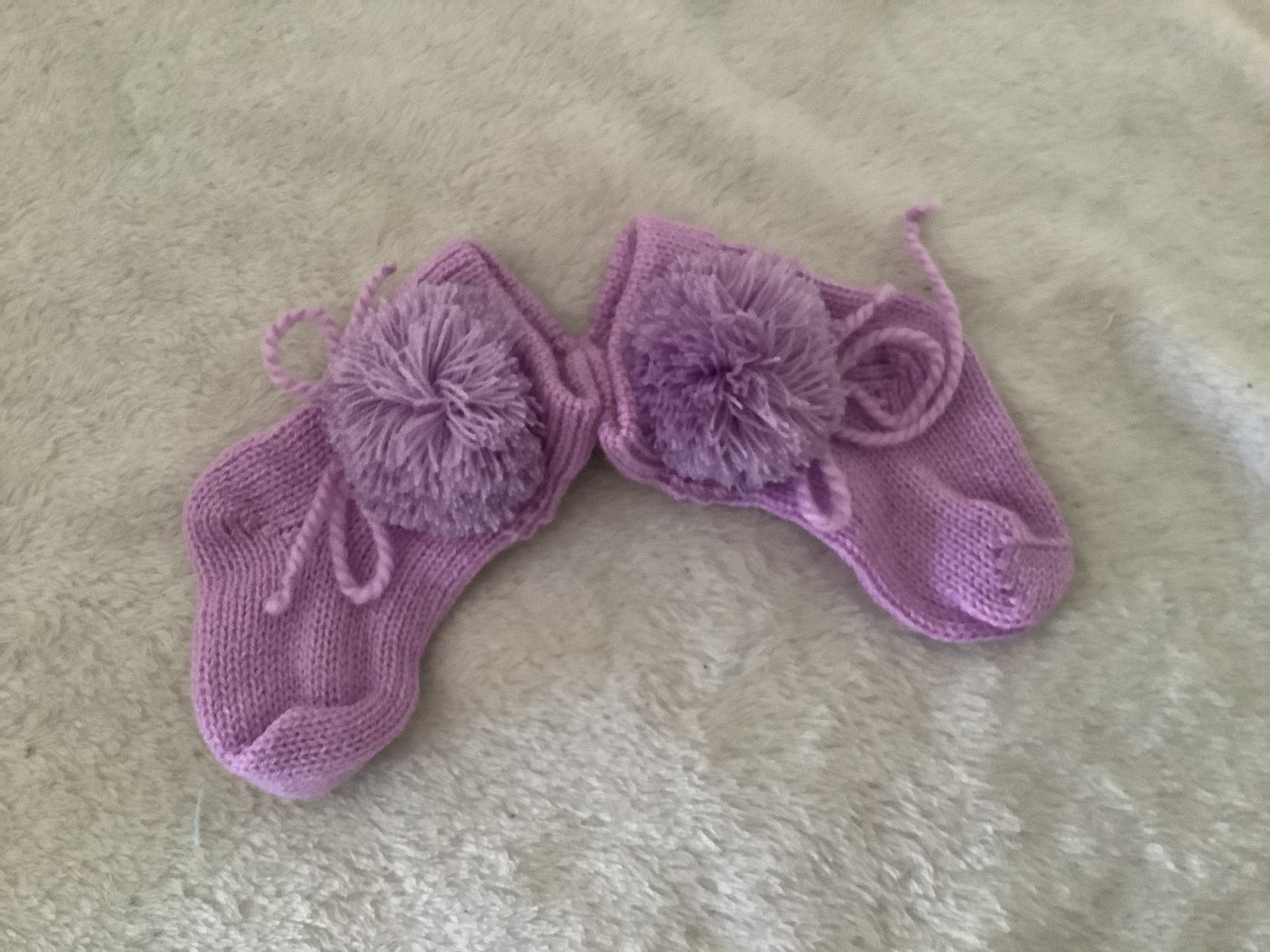 Par medias pompom