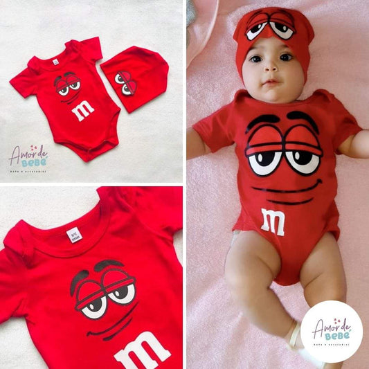 Mameluco con gorro diseño mym