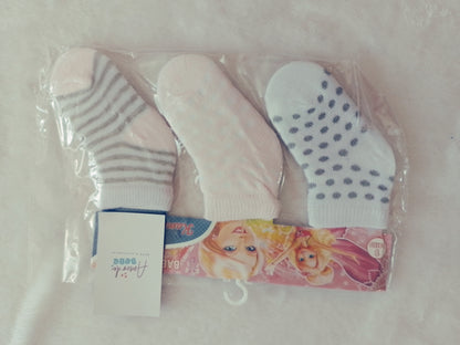 Kit x3 pares medias niña
