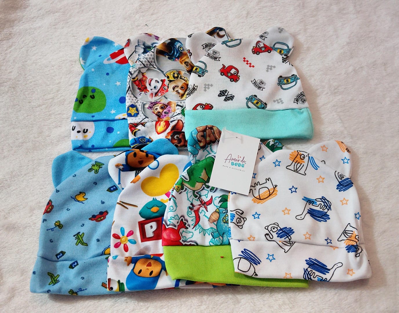 Set x 7 gorros niño