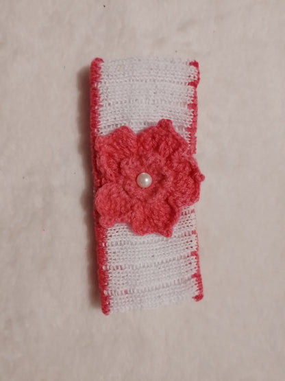 Balaca flor crochet