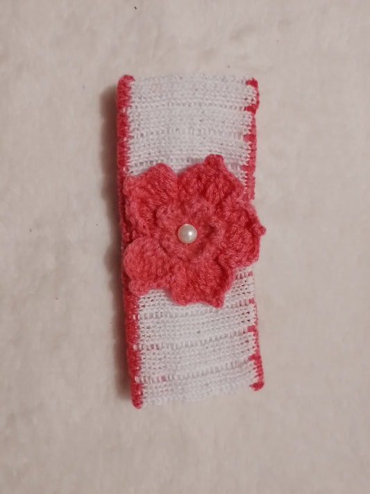 Balaca flor crochet