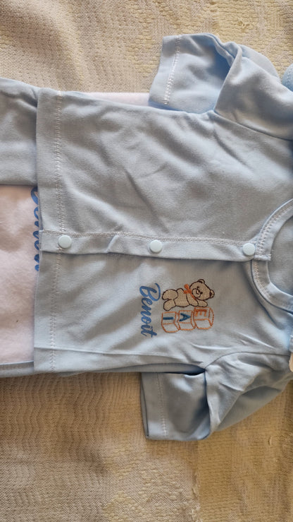 Personalizado ajuar de 9 piezas