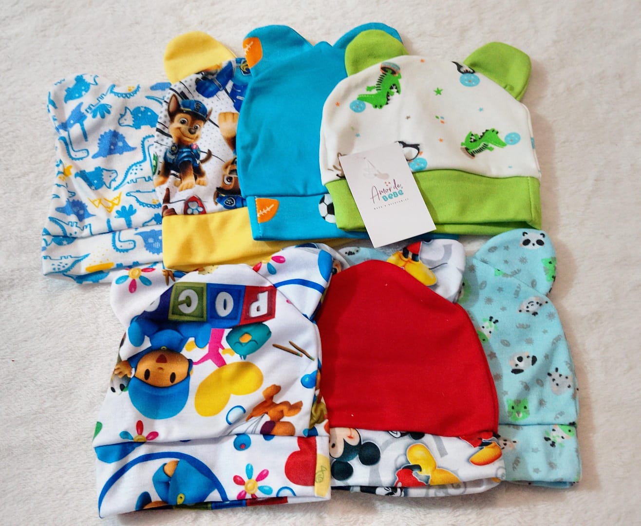 Set x 7 gorros niño