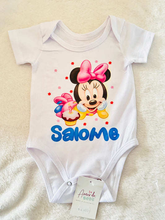 Mameluco Minnie personalizado