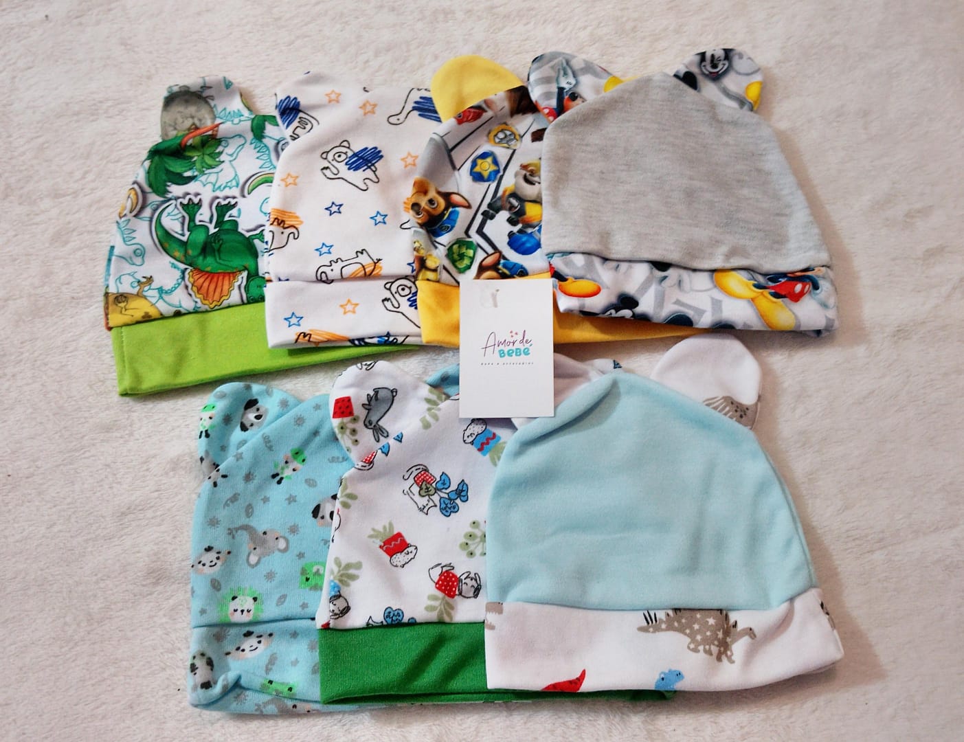 Set x 7 gorros niño