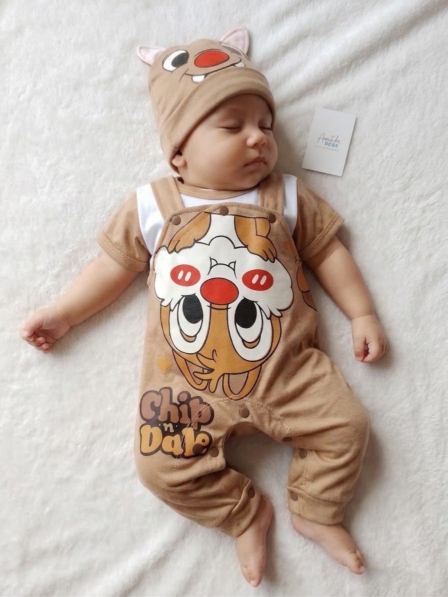 Conjunto temático x 3 piezas talla 0-3 m