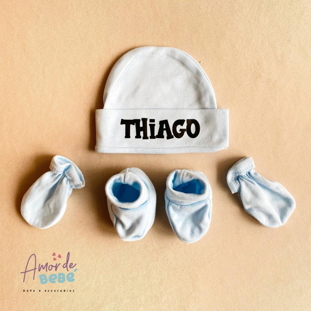 Set Personalizado Gorro, Medias y Manoplas