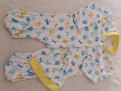 Pijama enteriza con gorro niño