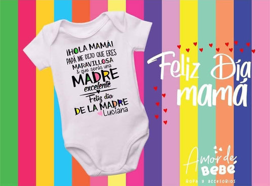 Mameluco mamá