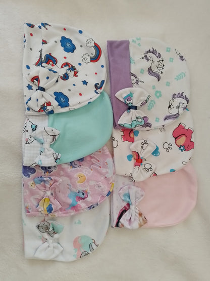 Set x7 Gorros niña