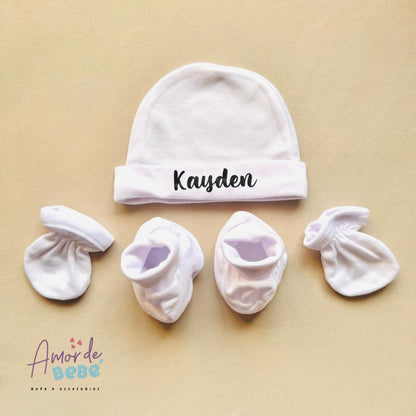 Set Personalizado Gorro, Medias y Manoplas