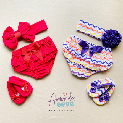 Set panty diadema y baletas